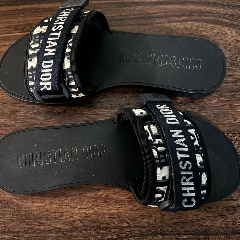 Authentic Dior. Slides worn once